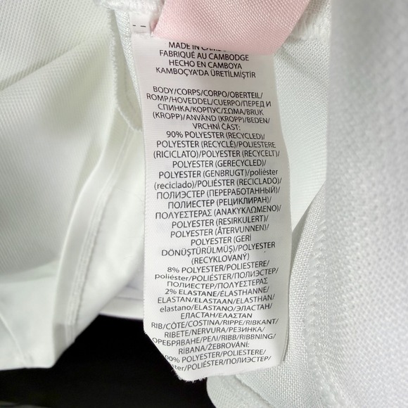 RLX Ralph Lauren Heavyweight Pique Dress White Polo Mini Short Sleeve Sz L - Picture 8 of 10